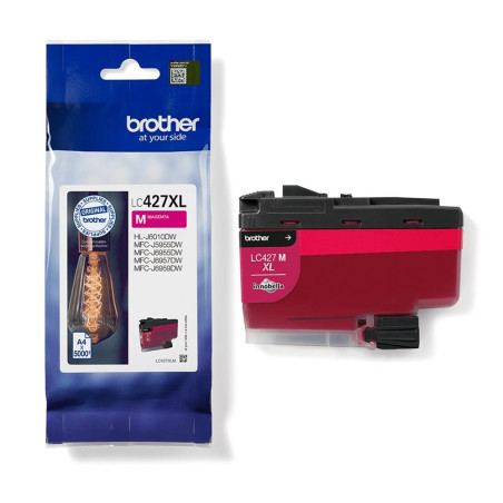 Cartucho tinta canon lc427xlm magenta