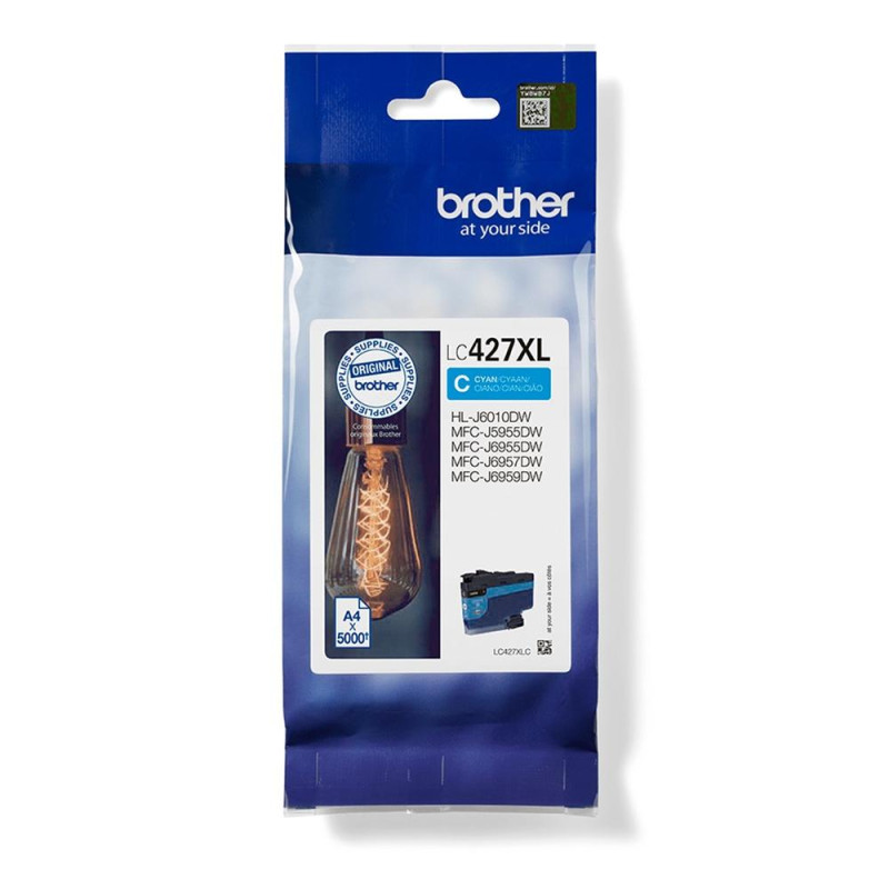 Cartucho tinta canon lc427xlc cian