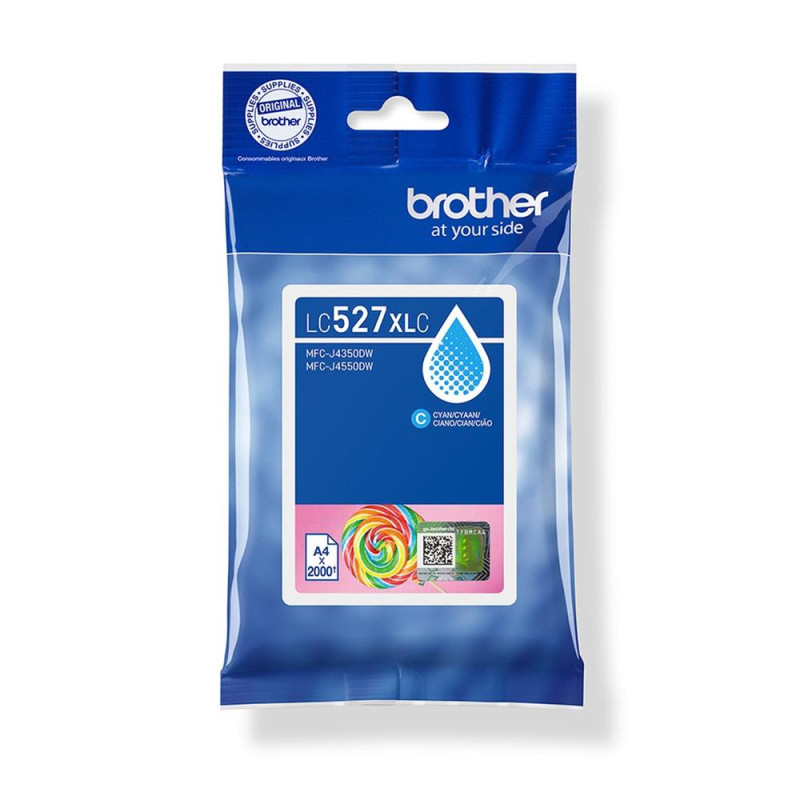 Cartucho tinta brother lc527xlc cian