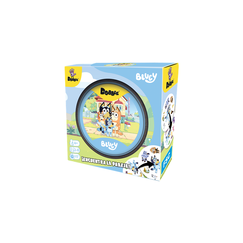 Juego mesa dobble bluey