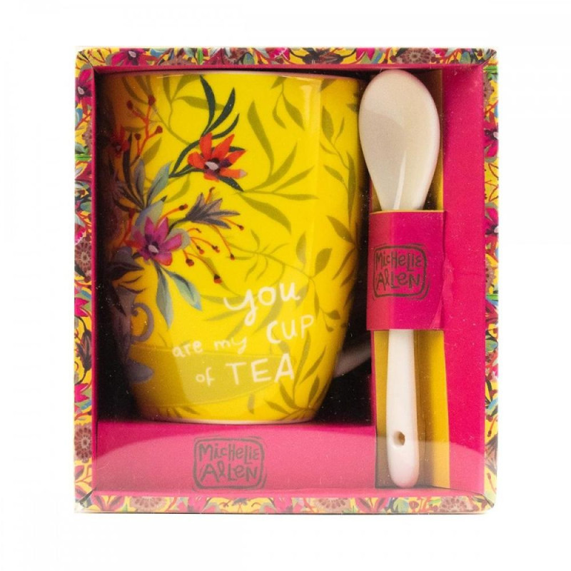 Taza con cuchara enesco you are
