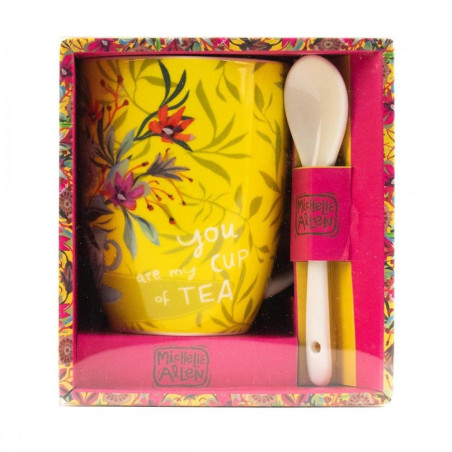 Taza con cuchara enesco you are