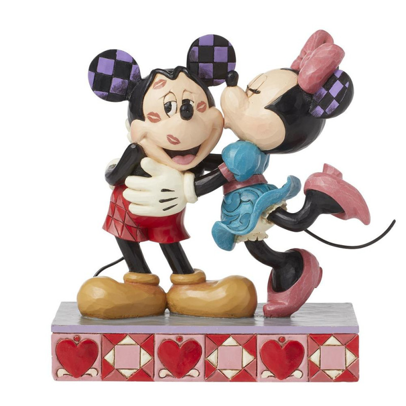 Figura enesco disney mickey minnie
