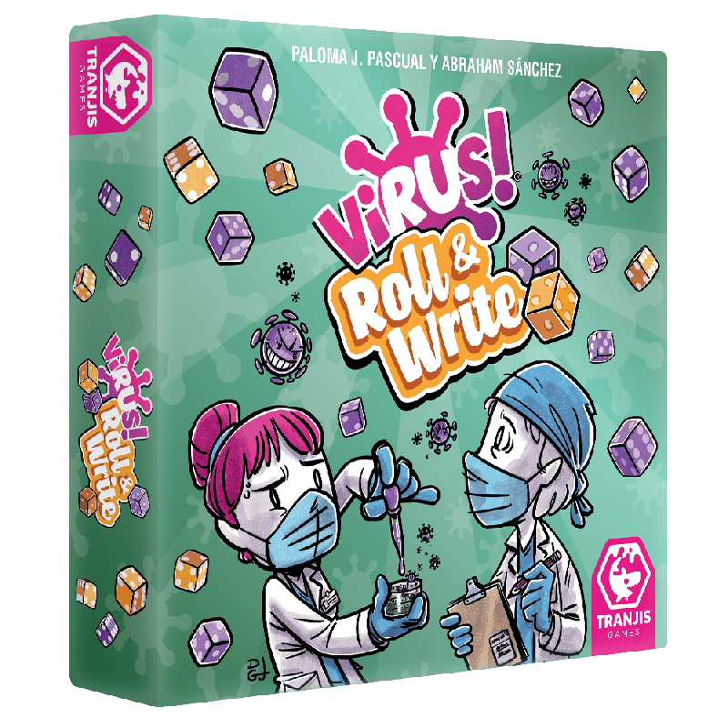 Juego mesa virus roll write