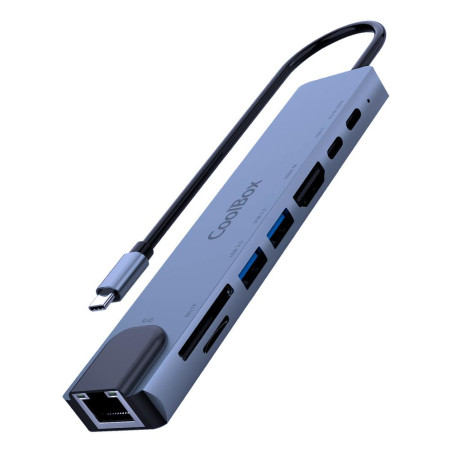 Minidock coolbox c81 aluminio usb c a