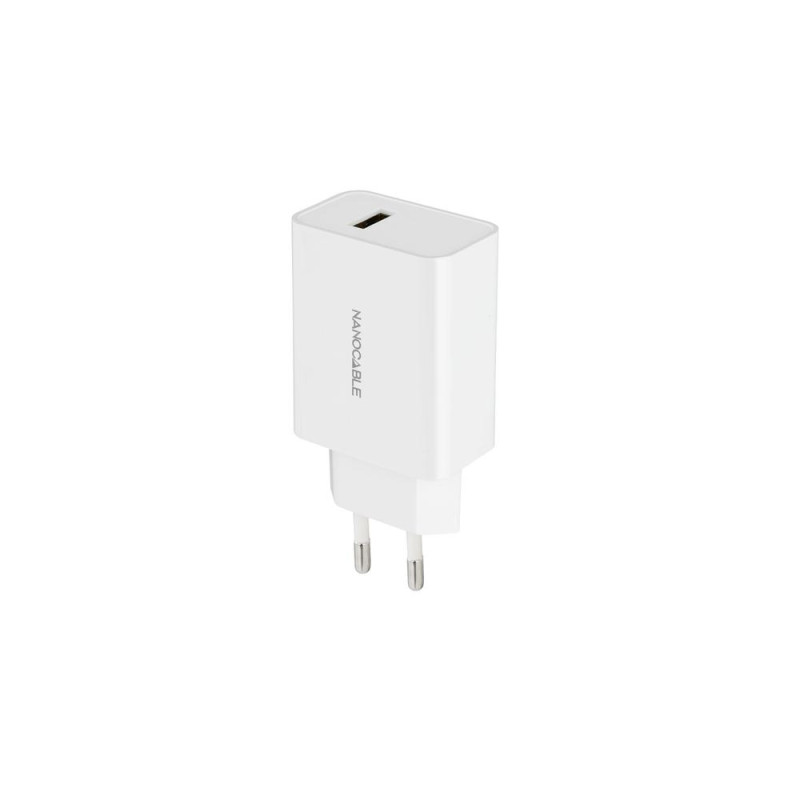Cargador nanocable usb a 5v 21a blanco