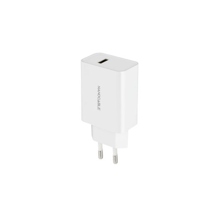 Cargador nanocable usb a 5v 21a blanco