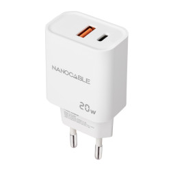 Cargador nanocable usb c pd usb a