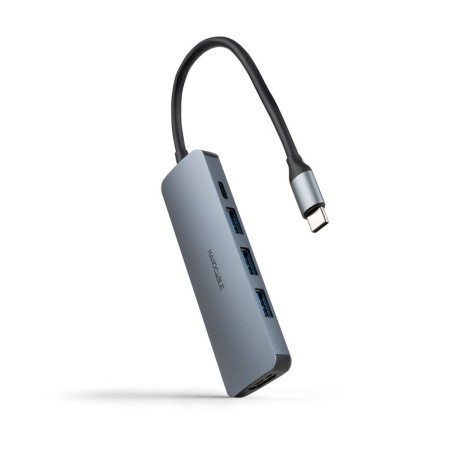 Hub nanocable usb c 5 en 1