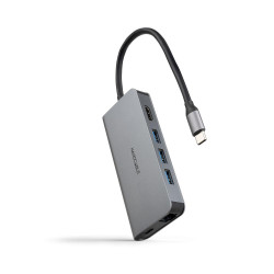 Hub nanocable usb c 8 en 1