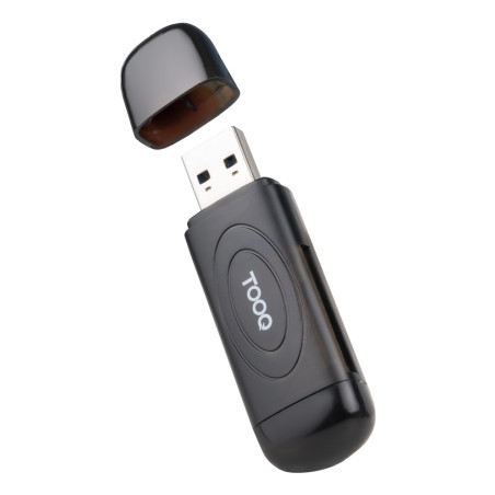 Lector tarjetas tooq usb a 30 sd