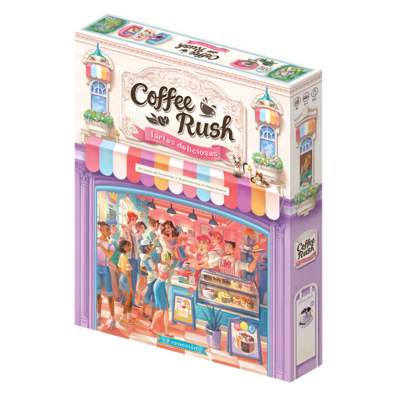 Juego mesa coffee rush tartas deliciosas