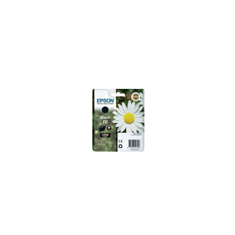 Cartucho tinta epson t180140 negro xp 102