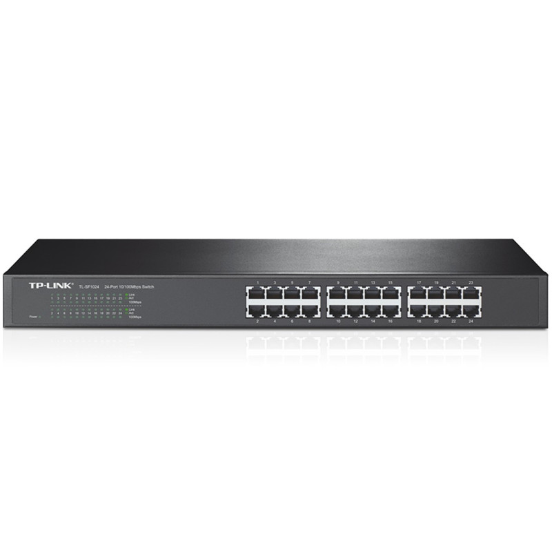 Switch 24 puertos 10 100 19 pulgadas