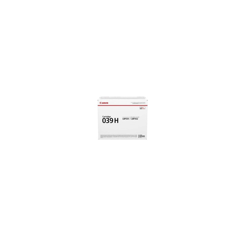 Toner canon 039h negro 25000 copias