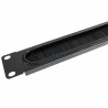 Panel pasacable entrada cables con cepillo