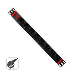 Regleta rack wp 1u 8 enchufes