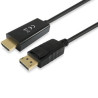 Cable displayport equip a hdmi macho macho