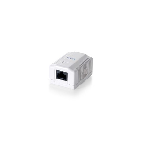 Roseta superficie equip cat 6 utp
