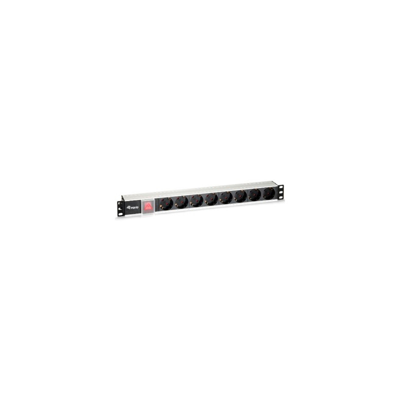 Regleta alimentacion equip rack 19 pulgadas 1u