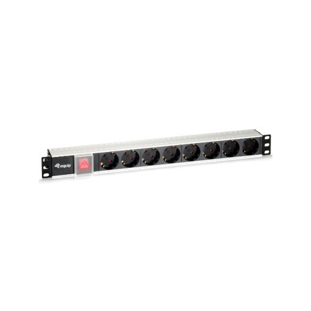 Regleta alimentacion equip rack 19 pulgadas 1u