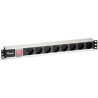 Regleta alimentacion equip rack 19 pulgadas 1u