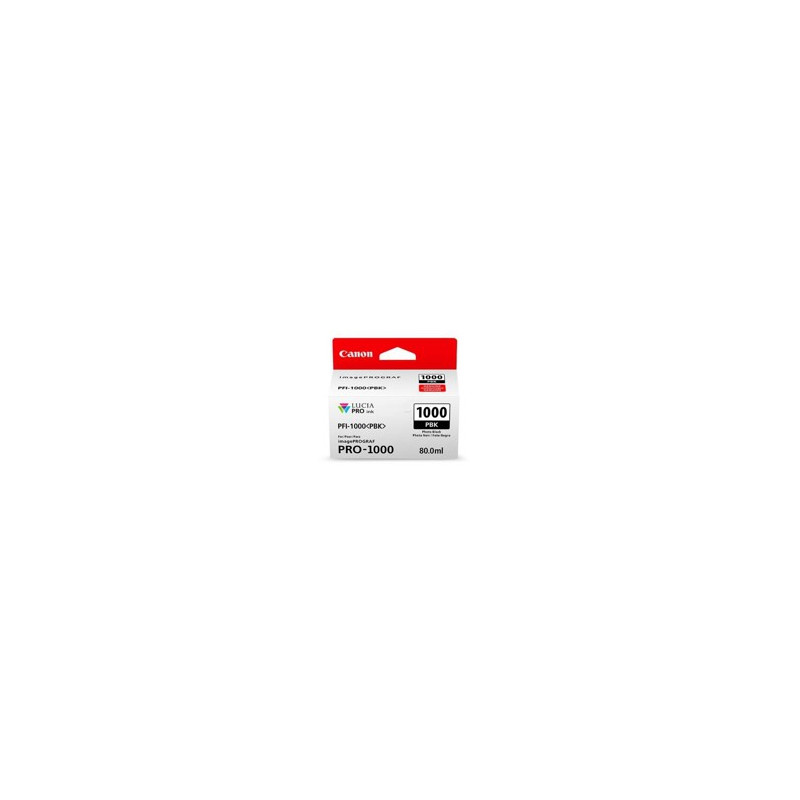 Cartucho canon pfi 1000 pbk foto negro