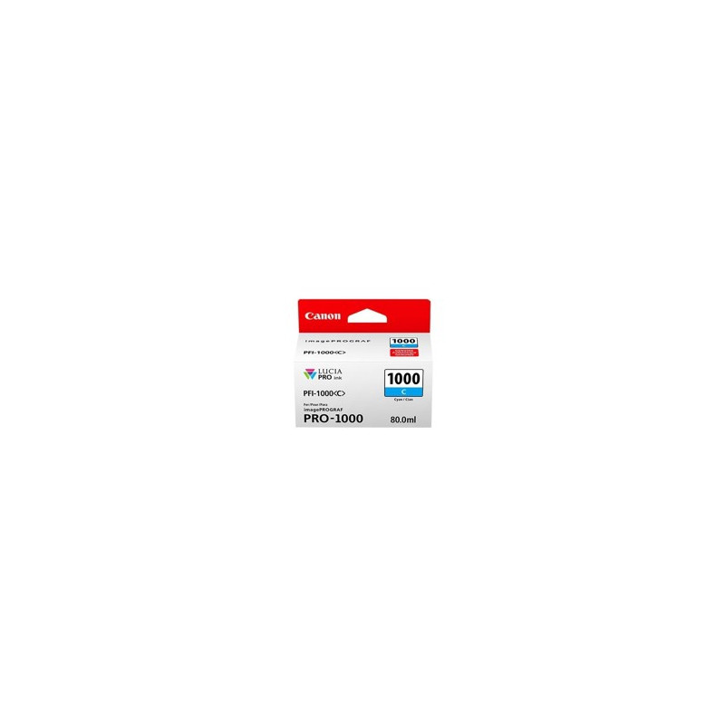 Cartucho canon pfi 1000 c cian pro 1000