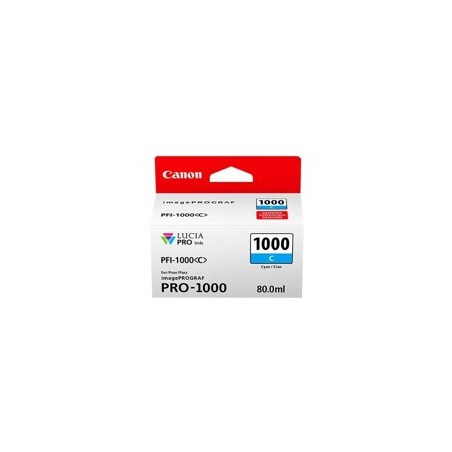 Cartucho canon pfi 1000 c cian pro 1000