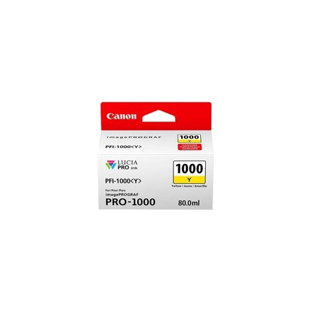 Cartucho canon pfi 1000y amarillo pro 1000