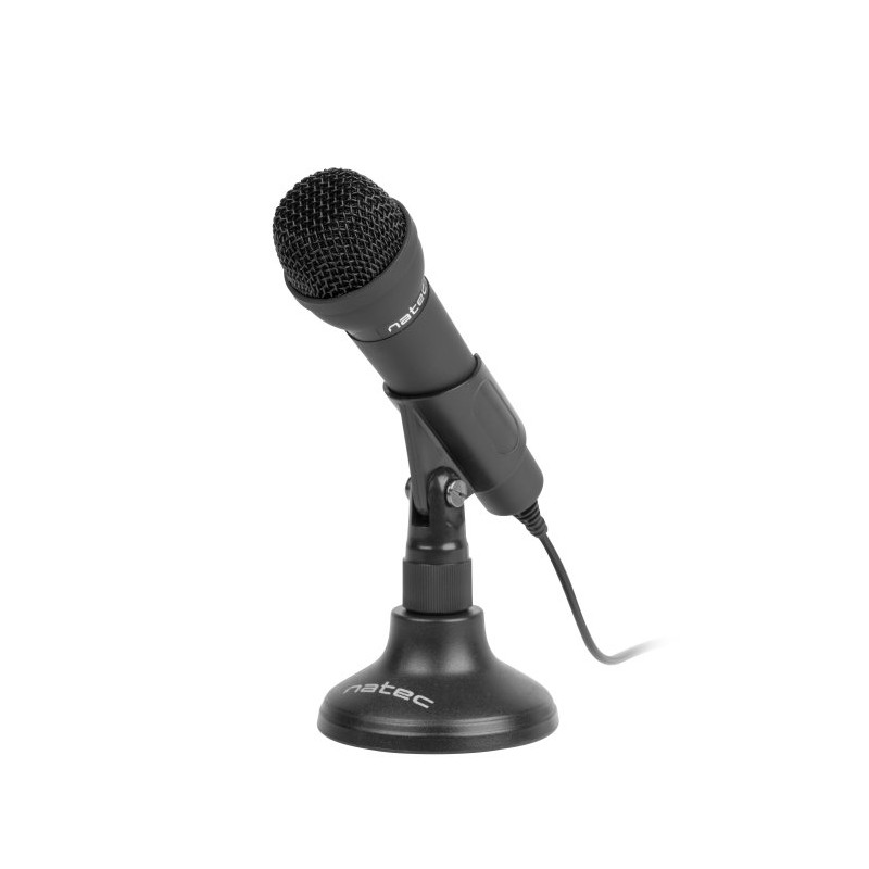 Microfono natec adder negro