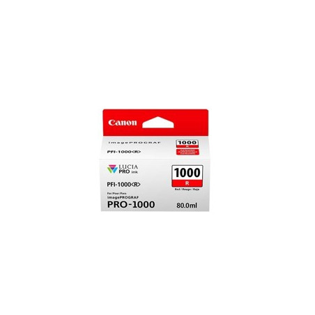 Cartucho canon pfi 1000r rojo pro 1000
