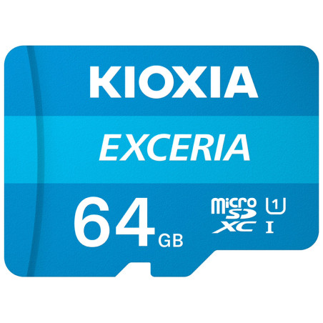 Tarjeta memoria micro sd kioxia 64gb