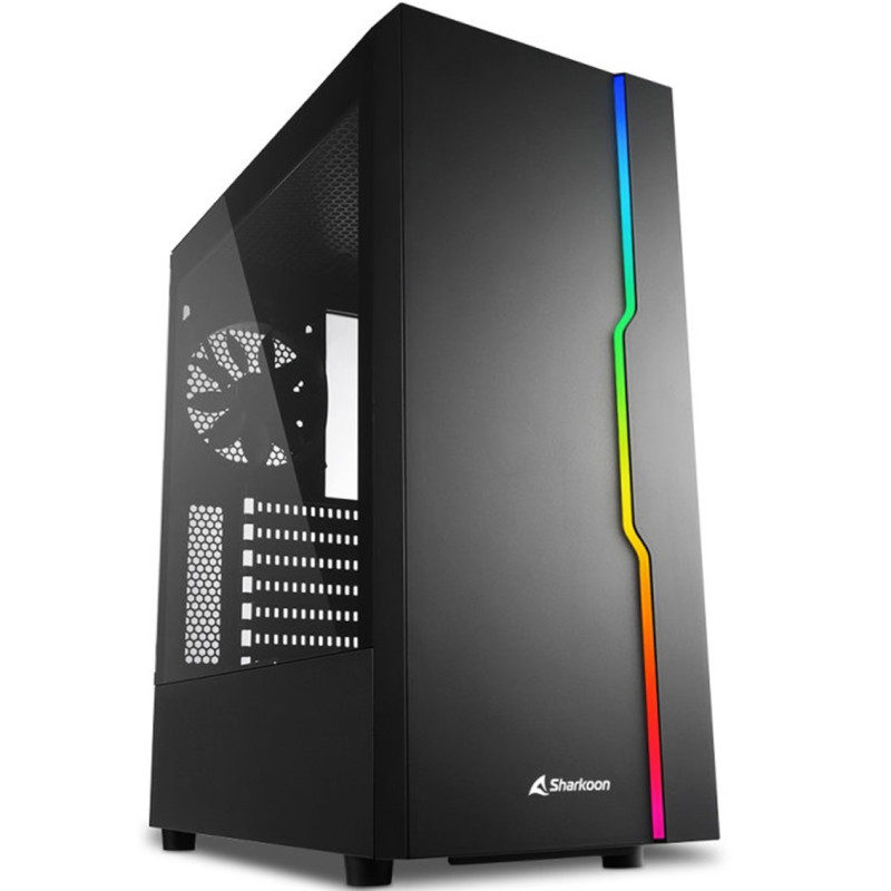 Caja sharkoon rgb slider atx 2xusb30