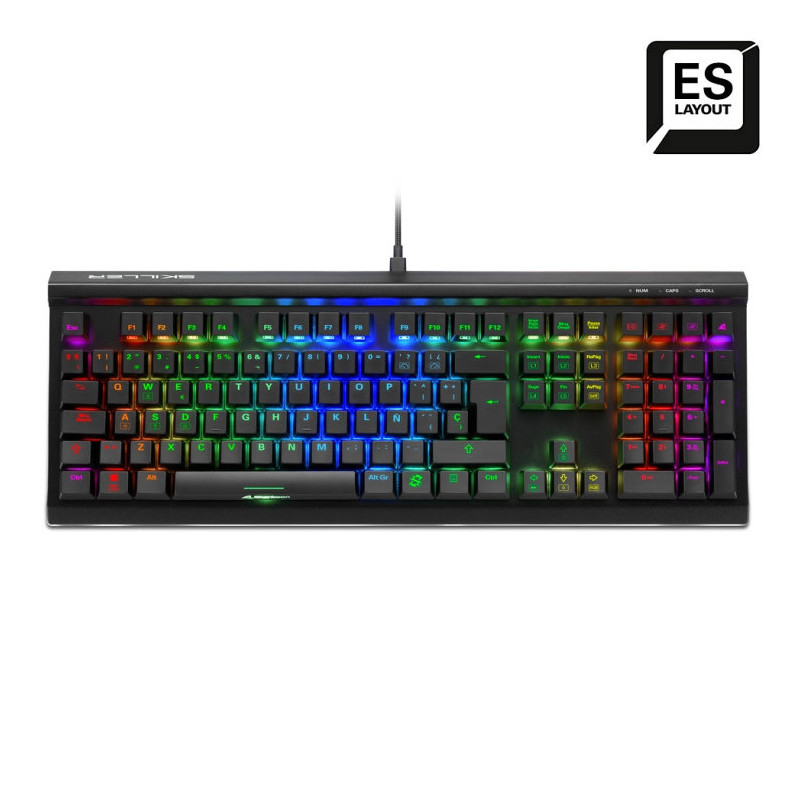 Teclado gaming sharkoon sgk60 mecanico rgb