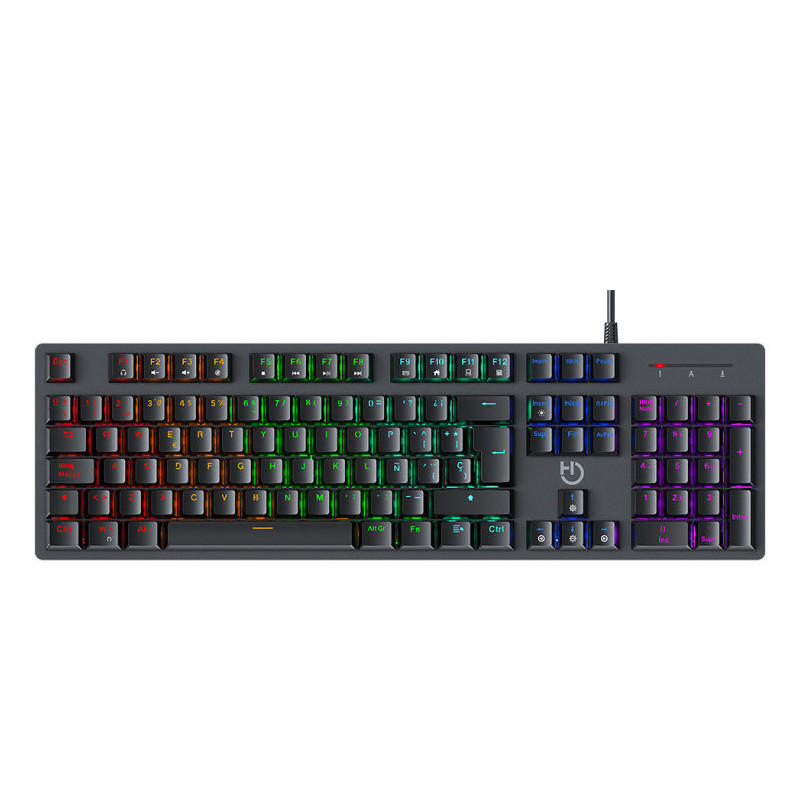 Teclado hiditec mecanico gaming gk400 argb