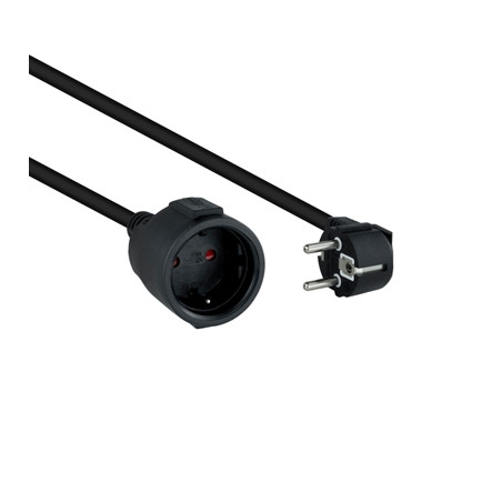 Cable alimentacion schuko nanocable 5m macho hembra
