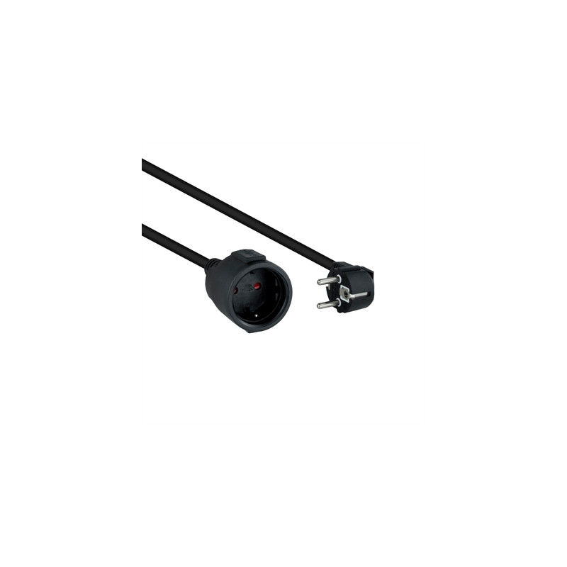 Cable alimentacion schuko nanocable 2m macho hembra