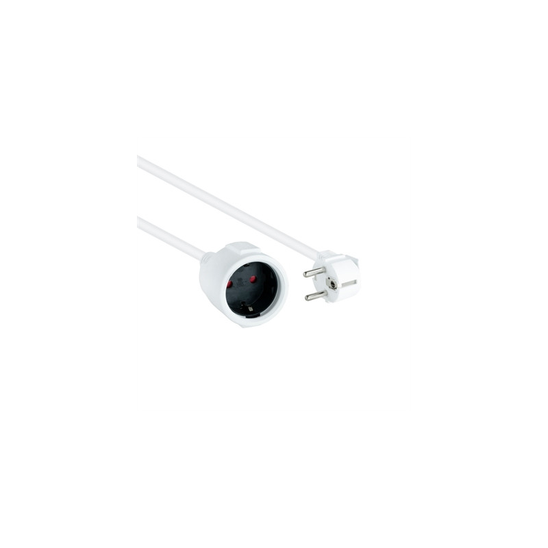 Cable alimentacion schuko nanocable 2m macho hembra