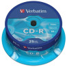 Verbatim cd r 700mb 52x tarrina 25uds