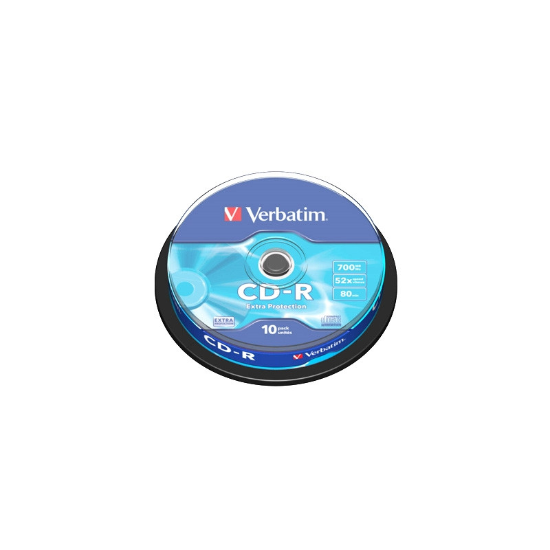 Verbatim cd r 700mb 52x tarrina 10uds