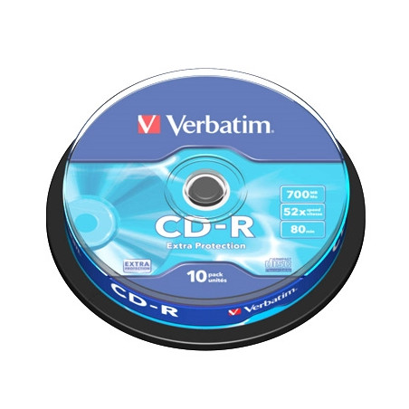 Verbatim cd r 700mb 52x tarrina 10uds