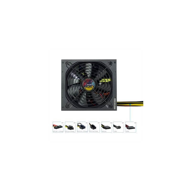 Fuente alimentacion tooq tqapolo 650sp atx 650w