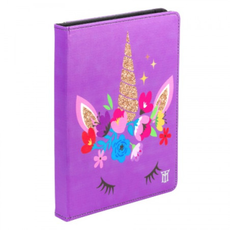 Funda tablet maillon urban unicornio teclado