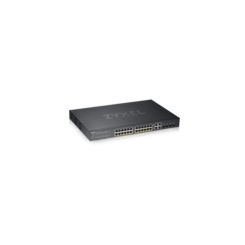 Switch 28 puertos zyxel gs192024hpv2 eu0101f 24