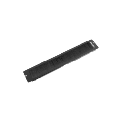 Panel cepillo entrada cable rack 19 pulgadas