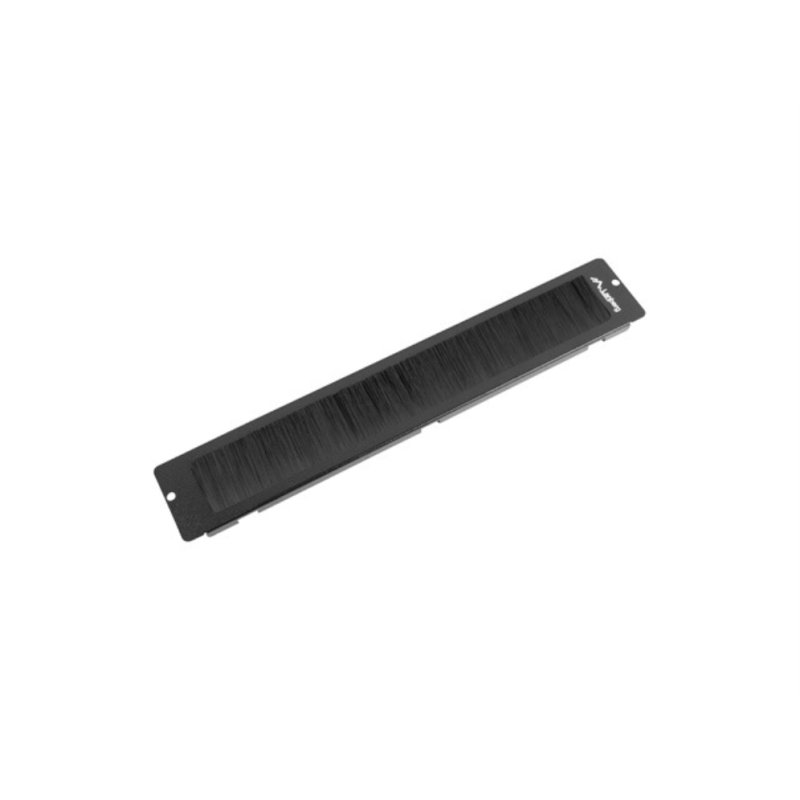 Panel cepillo entrada cable rack 19 pulgadas