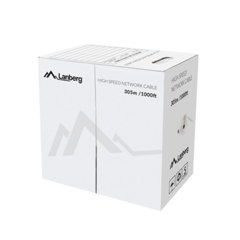 Bobina cat5e lanberg utp 305m solid