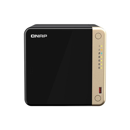 Servidor nas qnap ts 464 8g 4xhdd bay 2x25gbe