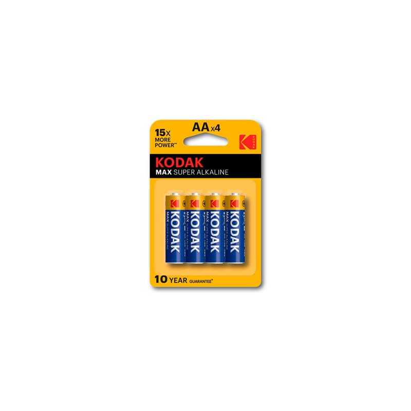Blister pilas kodak alcalina max aa